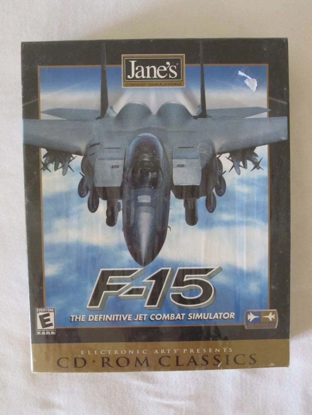 1999 Big Box PC Game: Jane's F-15 Jet Combat Simulator - Factory Sealed